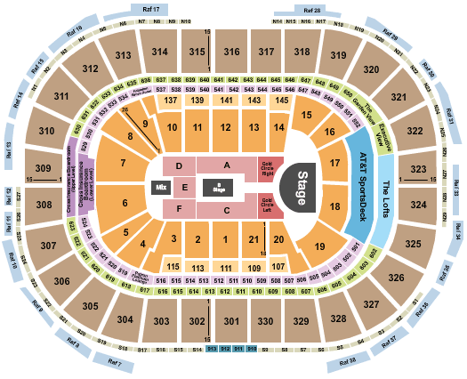 TD Garden Rosalía Seating Chart